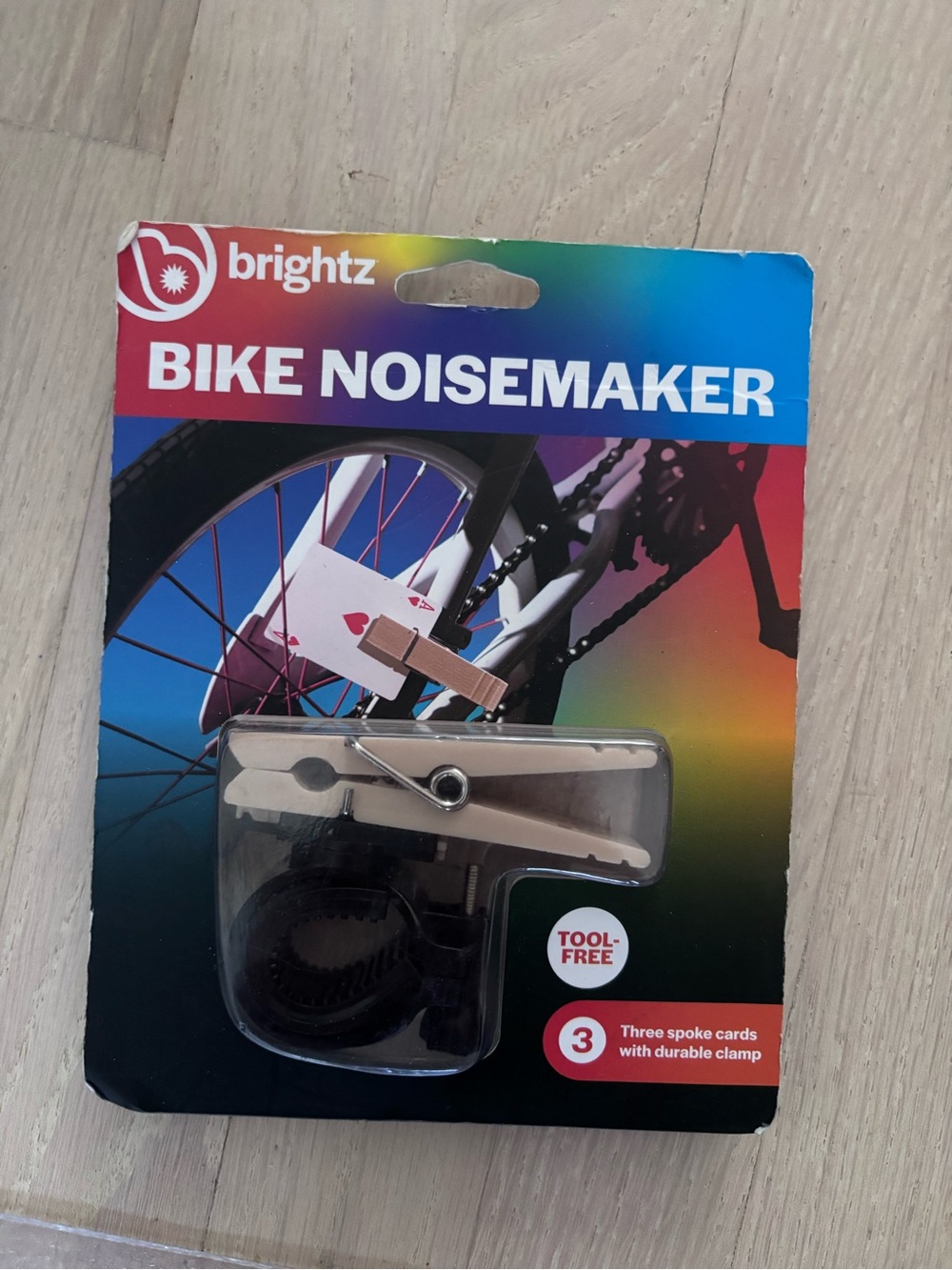 Brightz Kids Bike Noisemake with 3 spoke cards